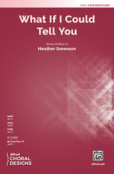 What If I Could Tell You SATB choral sheet music cover